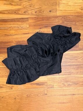 Miou Muse One-Shoulder Ruffle Top Size Small